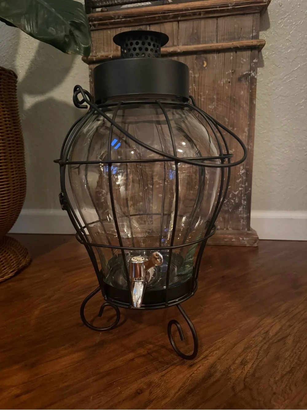 Vintage Lantern Style Beverage Dispenser 6.5 Liter